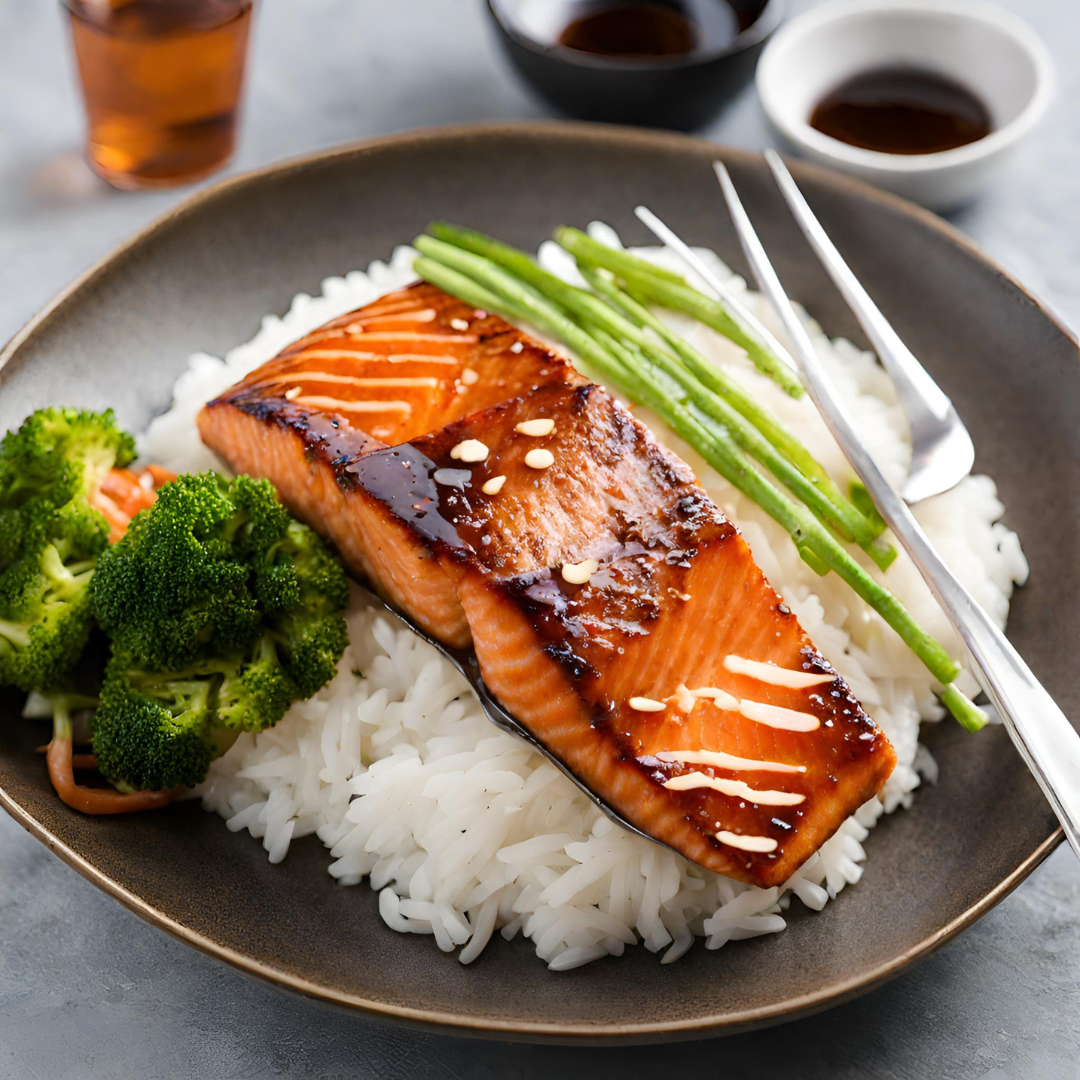 Lime & Basil Teriyaki Salmon